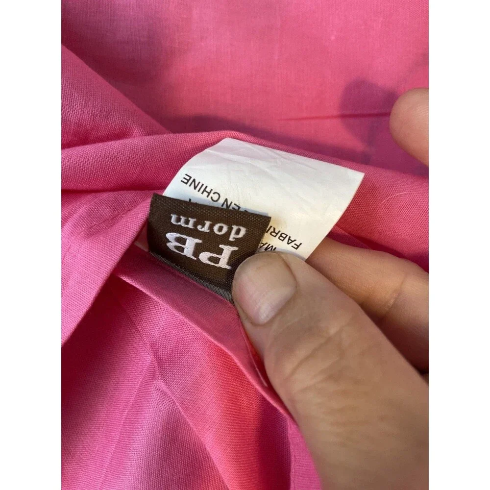 POTTERY BARN NWOT DORM PILLOW COVERS PINK FLORAL - have 7/ priced indiv.